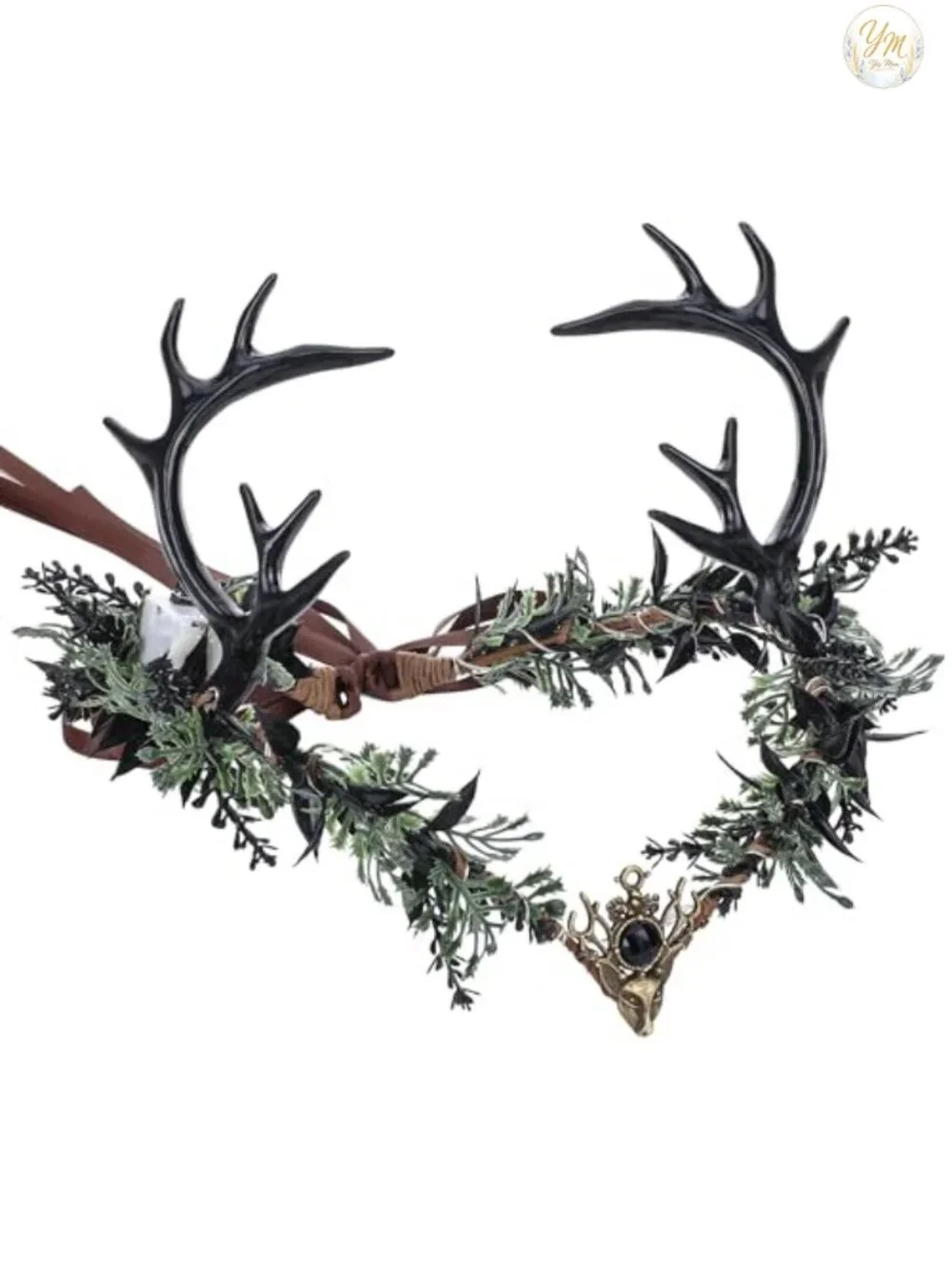 Adjustable Gothic Flower Elf Crown Renaissance Fair Cosplay Headpiece